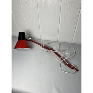 Vintage MCM Architect Desk Lamp Luxo Articulating Arm No Desk Attachment